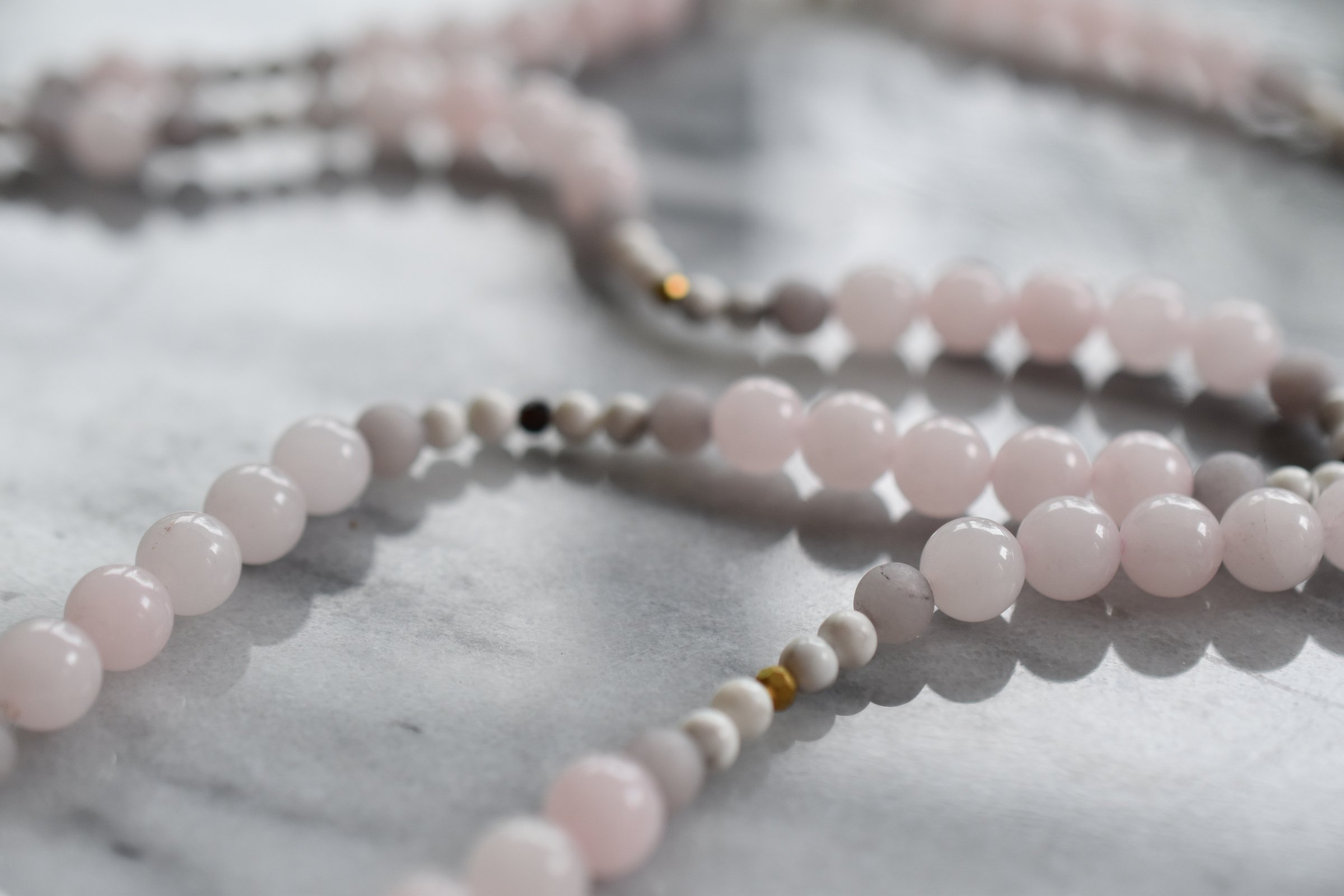 Mala Quartz Beads